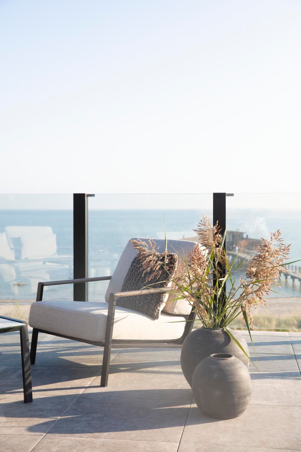 Lyra Sessel Schwarz/Sand