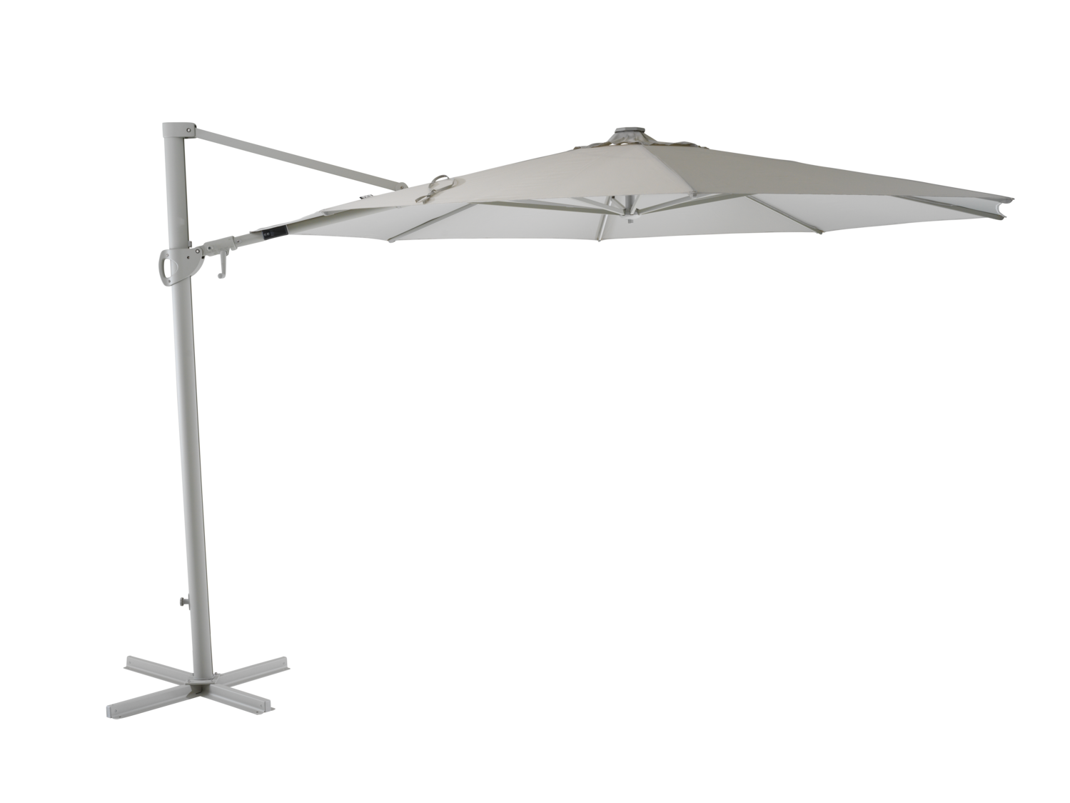 Cilento Sonnenschirm Light Grey/Khaki