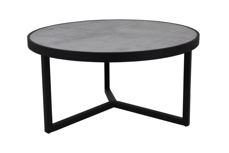 Itonda Loungetisch Schwarz/grau
