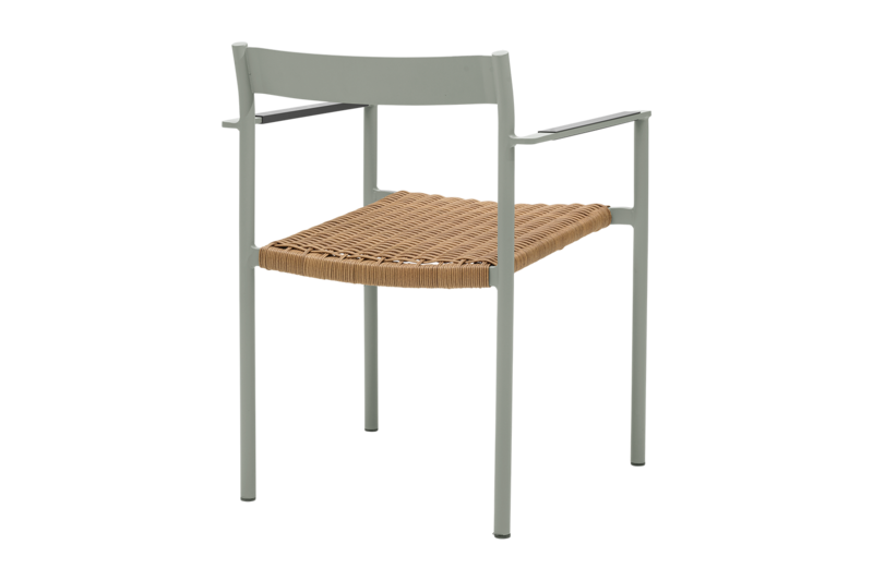 DK Diningstuhl Light Grey/Natur