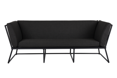 Vence 3-Sitzer Sofa Schwarz/Antrazit