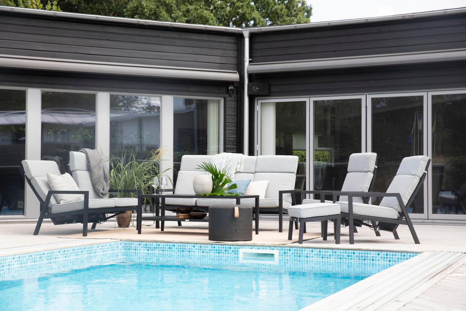 Belfort Positionssessel Schwarz/Pearl Grey