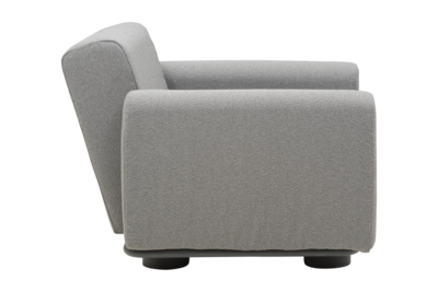 Bolster Sessel Anthrazit/Teddy Grey