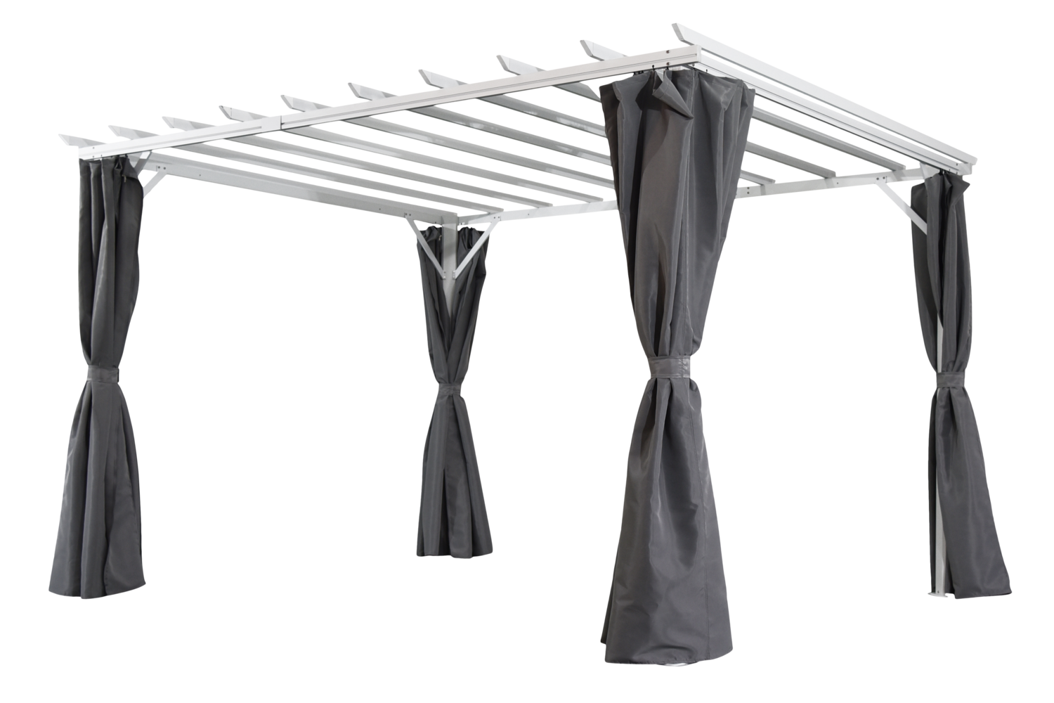 Piode Pergola Weiß/Grau