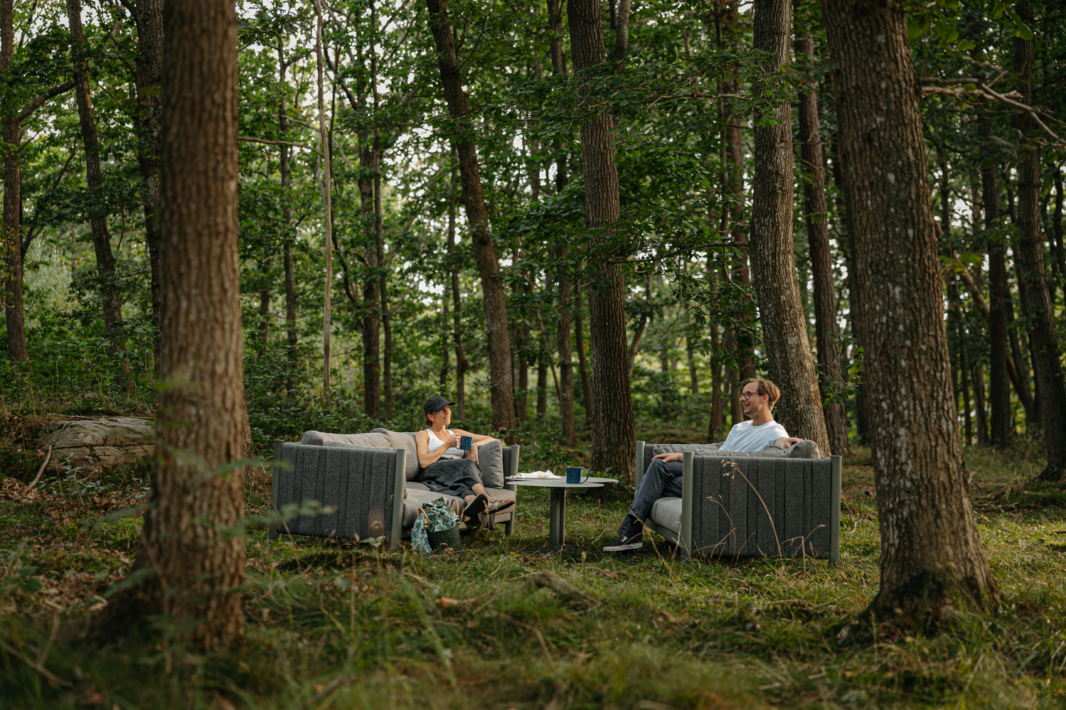 Brad 2,5-Sitzer-Sofa Nordic Green/Charcoal Grey