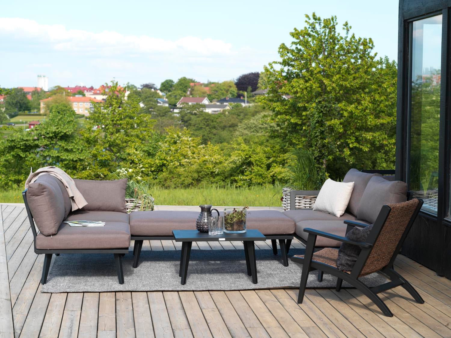 Villac Sitz Schwarz/Bistro brown
