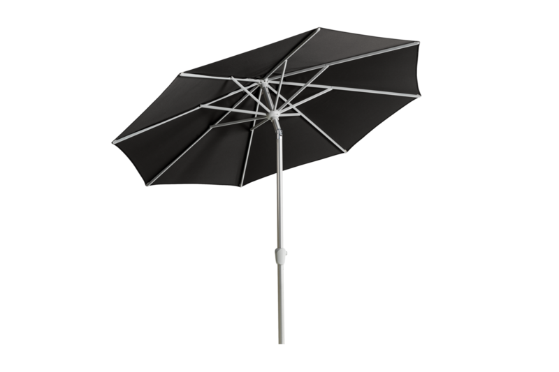 Abriola Sonnenschirm Charcoal Black