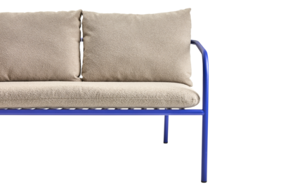 Bendt 2-Sitzer Sofa Indigo Blue/Teddy Beige