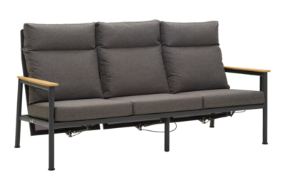 Gordon 3-Sitzer Sofa Anthrazit/Soft Dawn