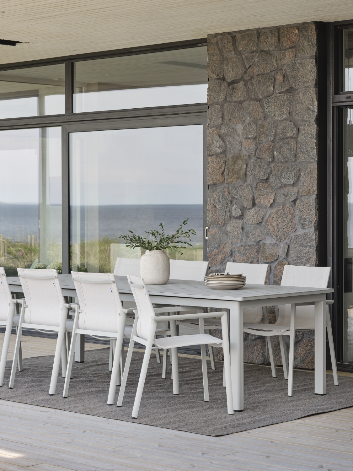 Lomma XL Esstisch Light Grey