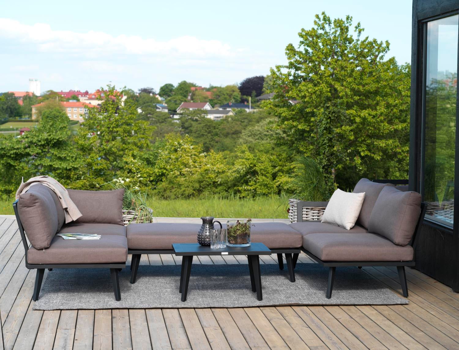 Villac Sitz Schwarz/Bistro brown