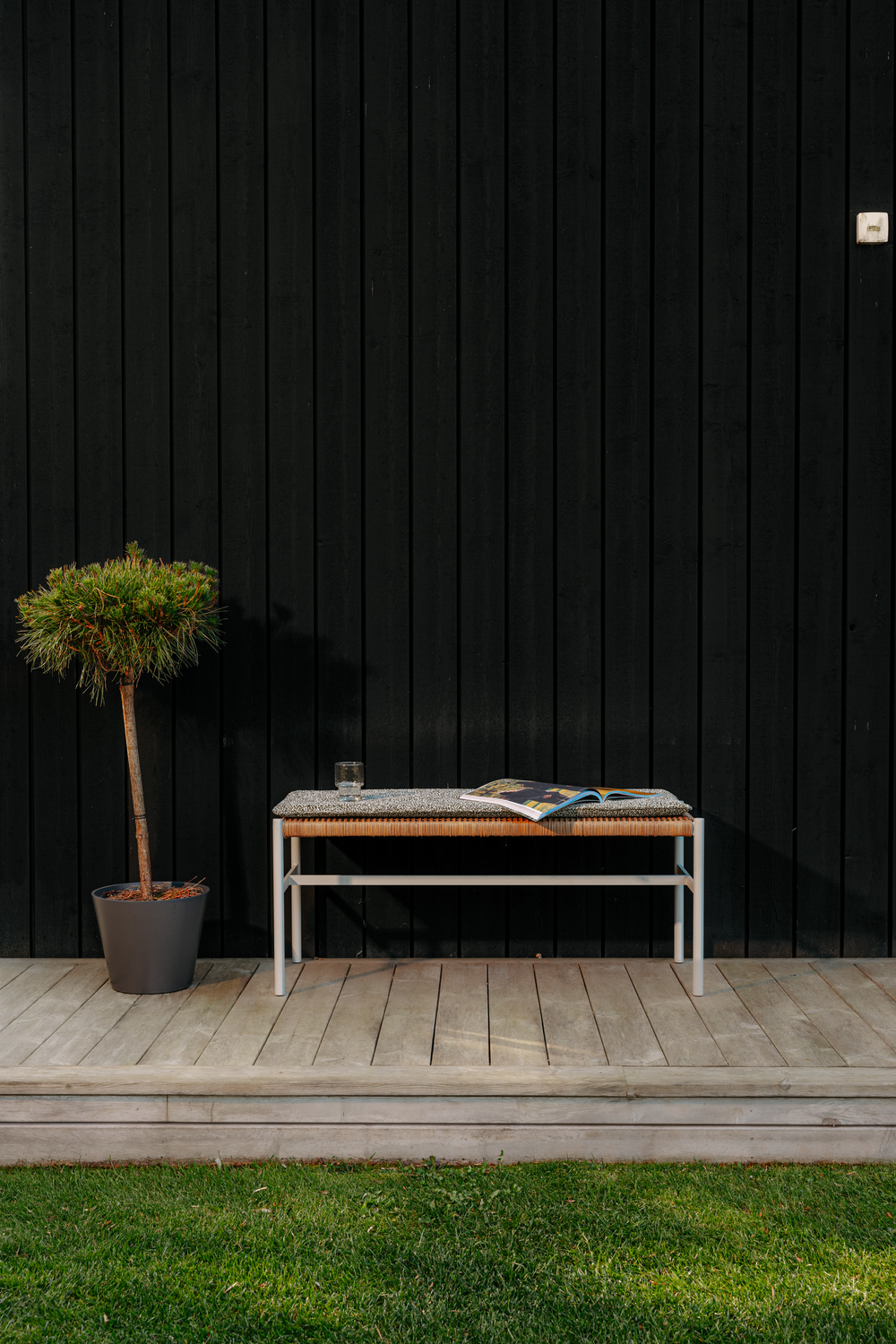 DK Bank Light Grey/Natur