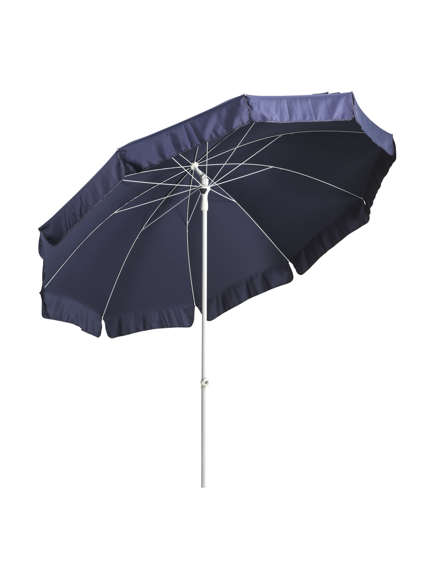 Follina Sonnenschirm Weiß/blau