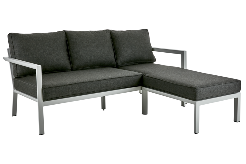 Delia Diwan sofa Light Grey/Nearly Black