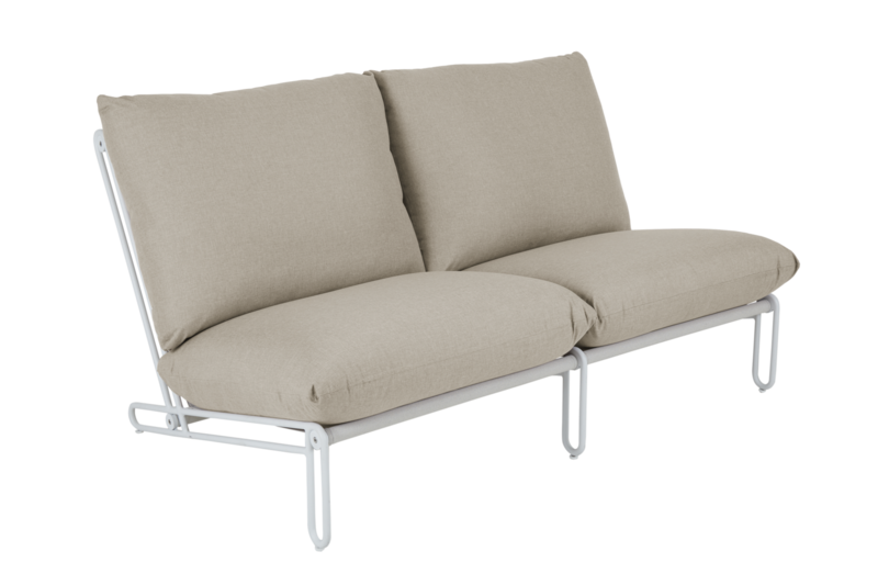 Blixt Loungesessel Weiß/Cley Beige