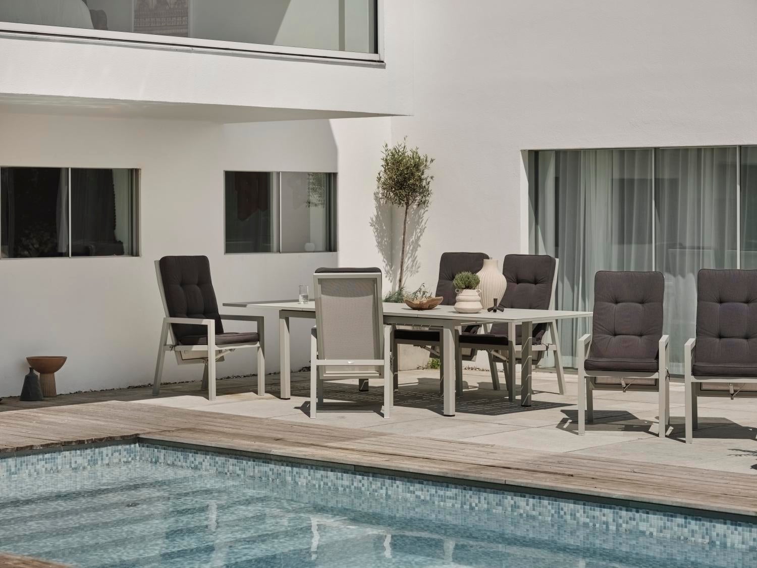 Newfort Positionsstuhl Light Grey/Off-White