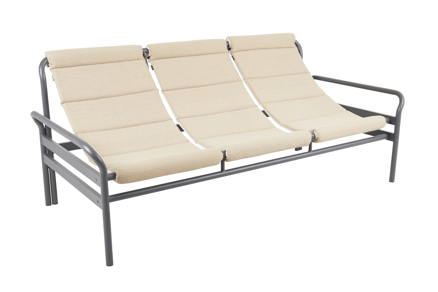 Sling 3-Sitzer Sofa Antrazit/Barley