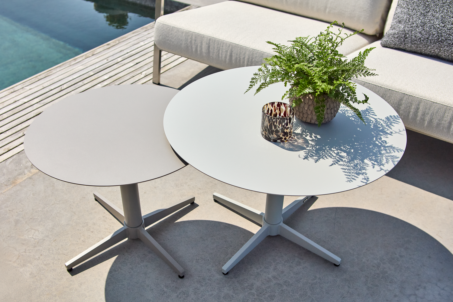 Mill Loungetisch Pearl white