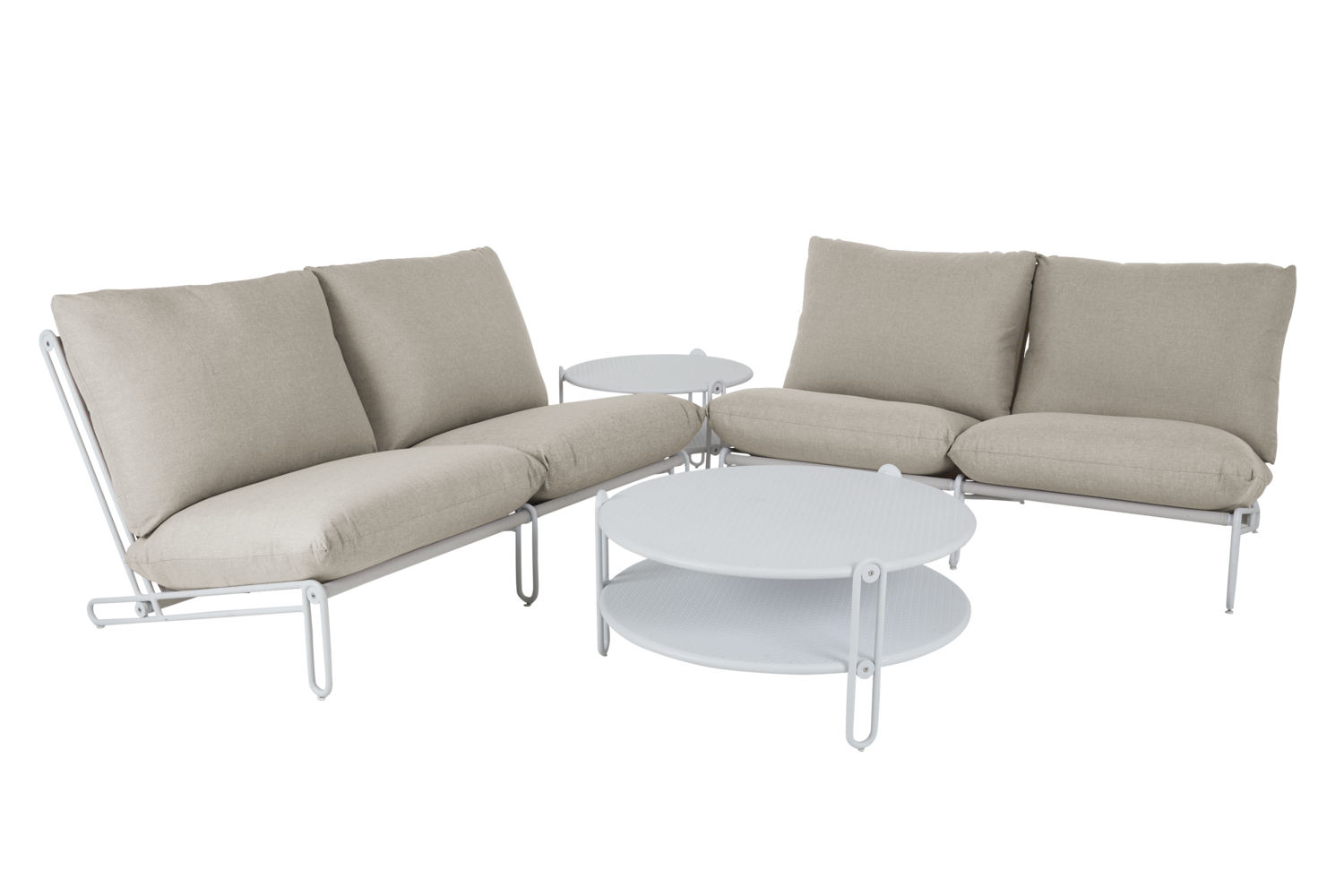 Blixt Loungetisch Weiß