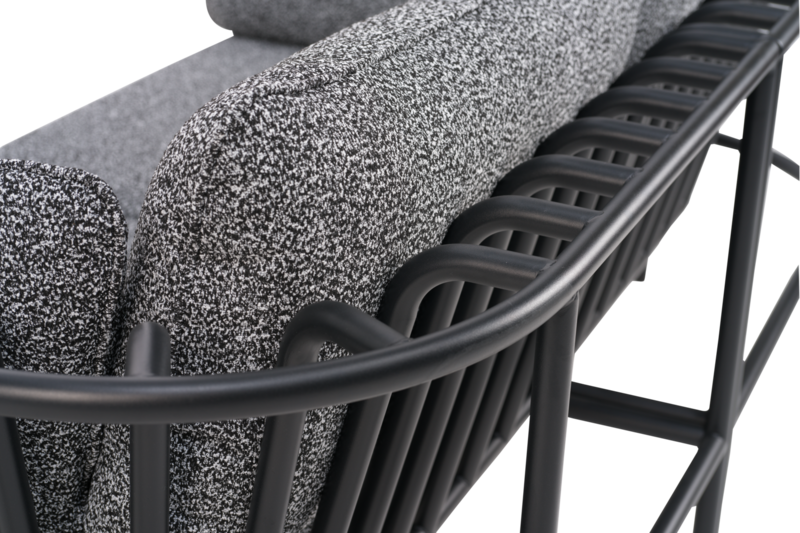 Collier Sessel Schwarz/Teddy Ant