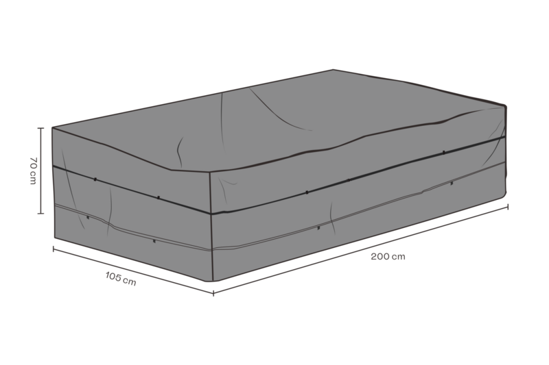 Möbelabdeckung Sofa Schwartz - Wasserdicht