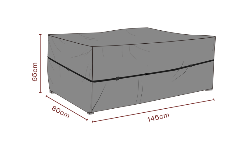 Möbelabdeckung Sofa Schwarz