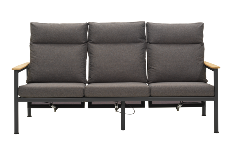 Gordon 3-Sitzer Sofa Anthrazit/Soft Dawn