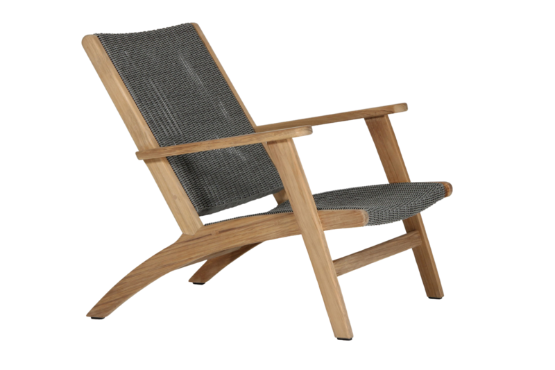 Kira Lounge Sessel Natur/grau