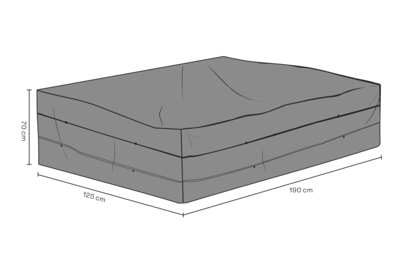 Möbelabdeckung Sofa Schwartz - Wasserdicht