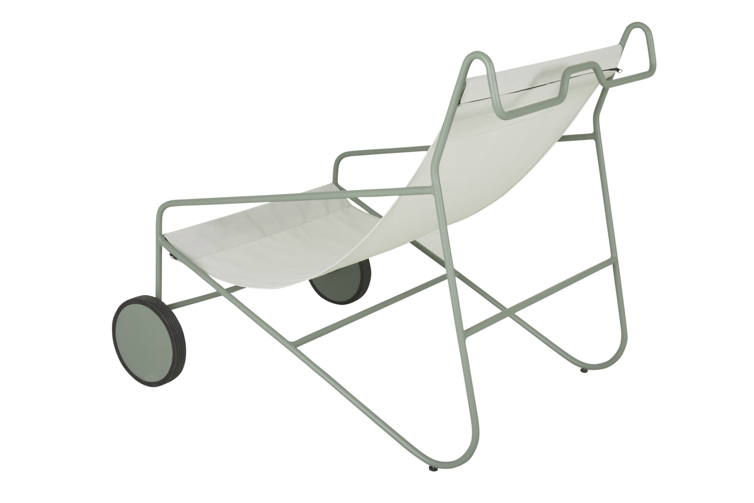 Poul Chair Loungesessel Dustygreen_Offwhite