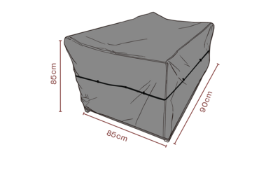 Möbelabdeckung Sessel Schwarz