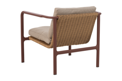 Motty Sessel Zin Red/Teddy Beige