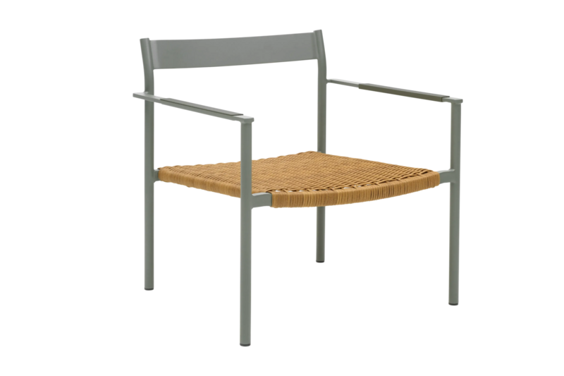 DK Loungesessel Dusty Green/Natur