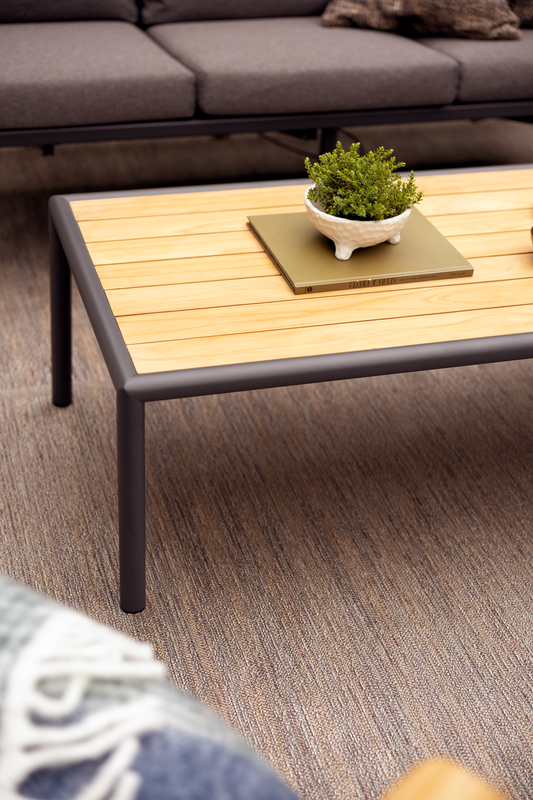 Gordon Loungetisch Antrazit/Natur