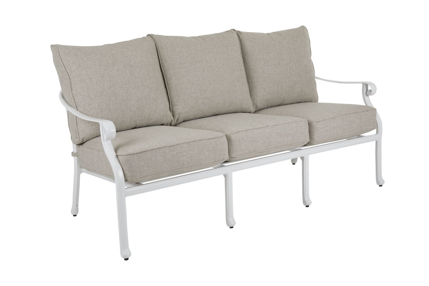 Arras 3-Sitzer Sofa Weiß/Sand