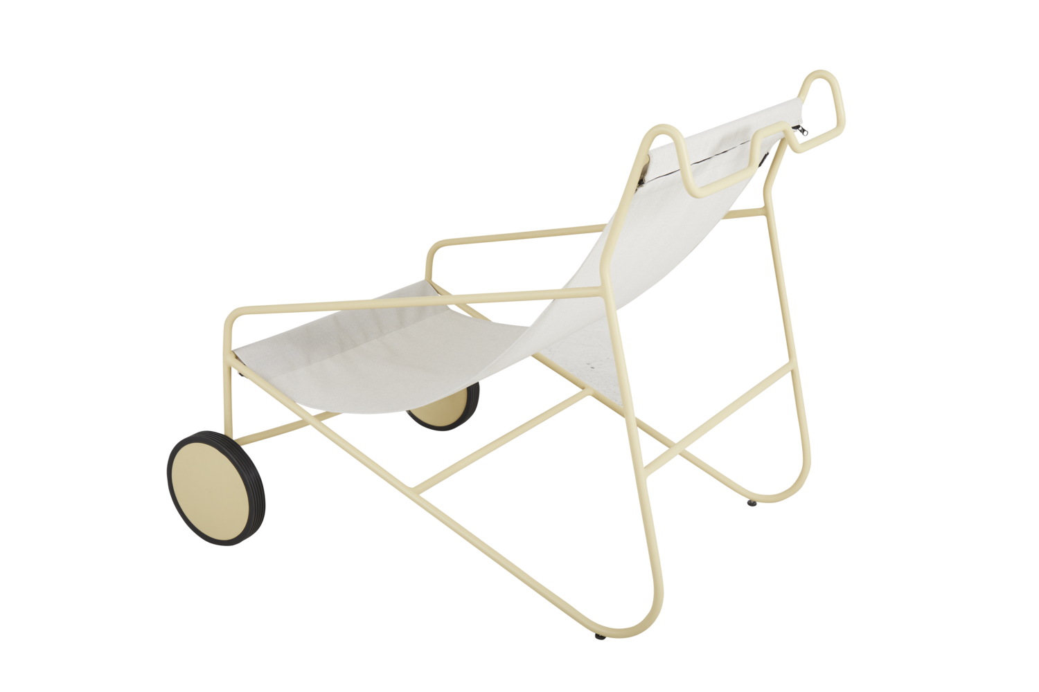 Poul Chair Loungesessel Lemon/Off-white