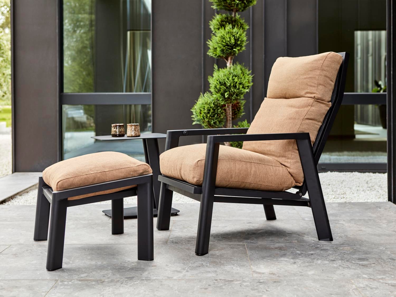 Slide Positionssessel Swartz/Cinnamon gOld