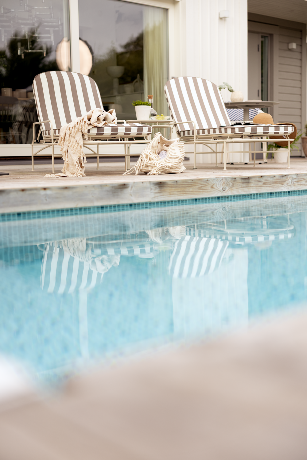 Gatsby Sonnenschirm Grey Stripe