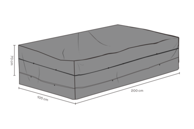 Möbelabdeckung Sofa Schwartz - Wasserdicht