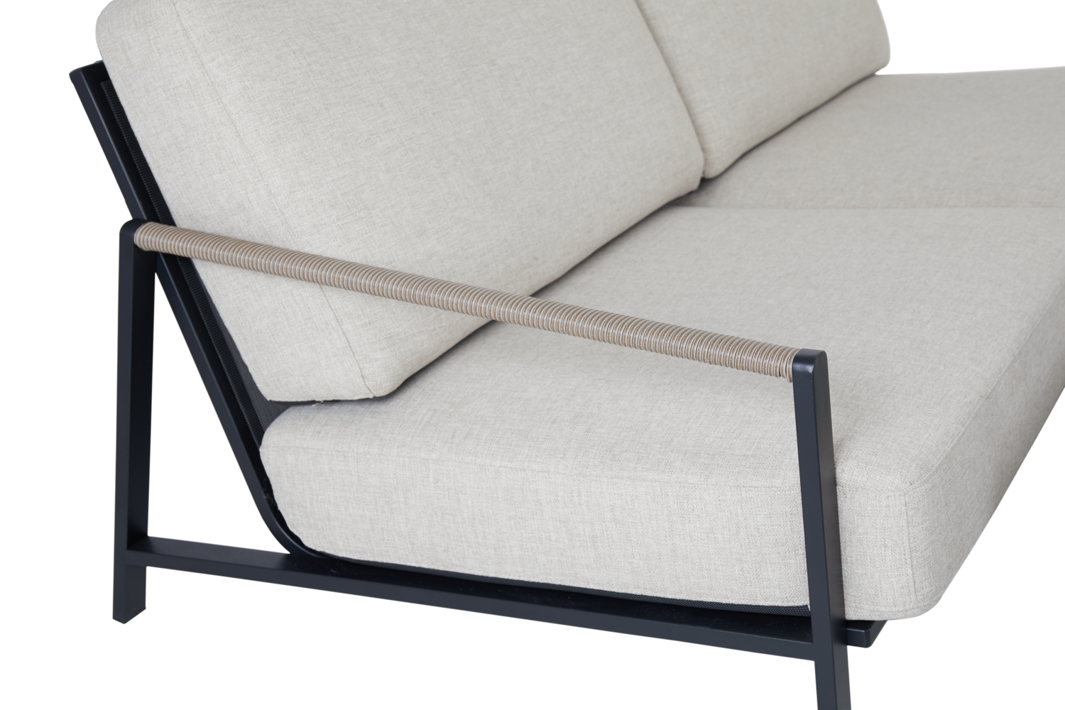 Lyra Sessel Schwarz/Sand