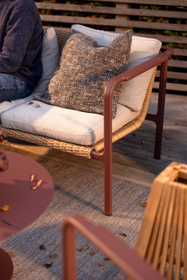 Motty 2-Sitzer Sofa Zin Red/Teddy Beige