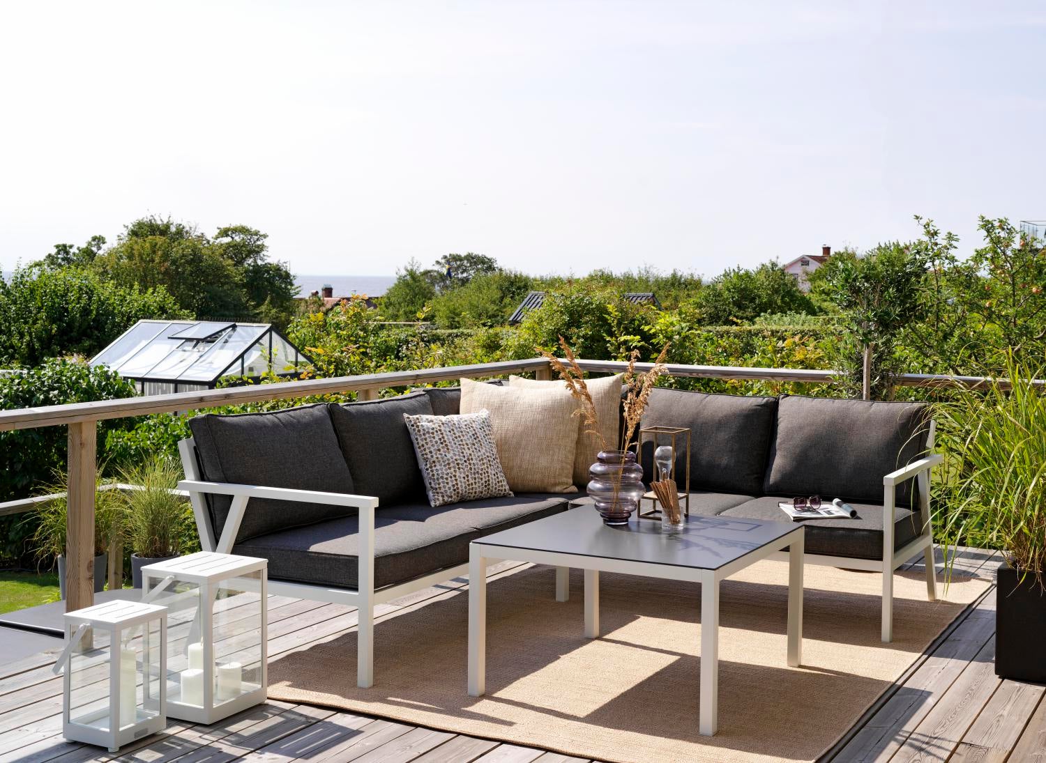 Belfort Laterne Weiß