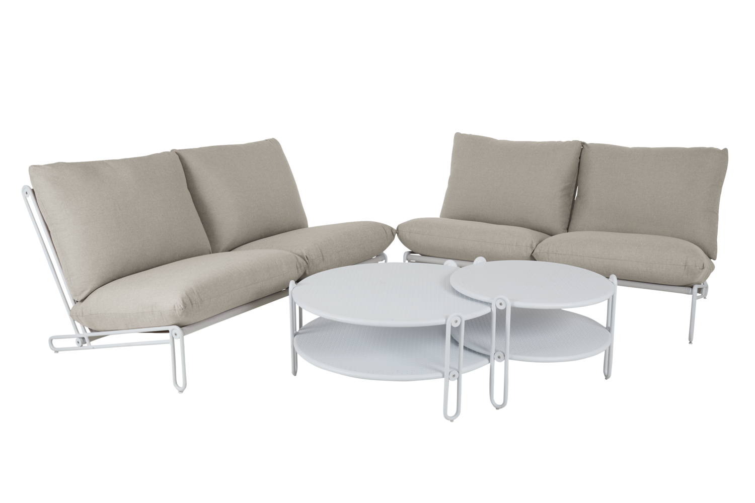 Blixt Loungetisch Weiß