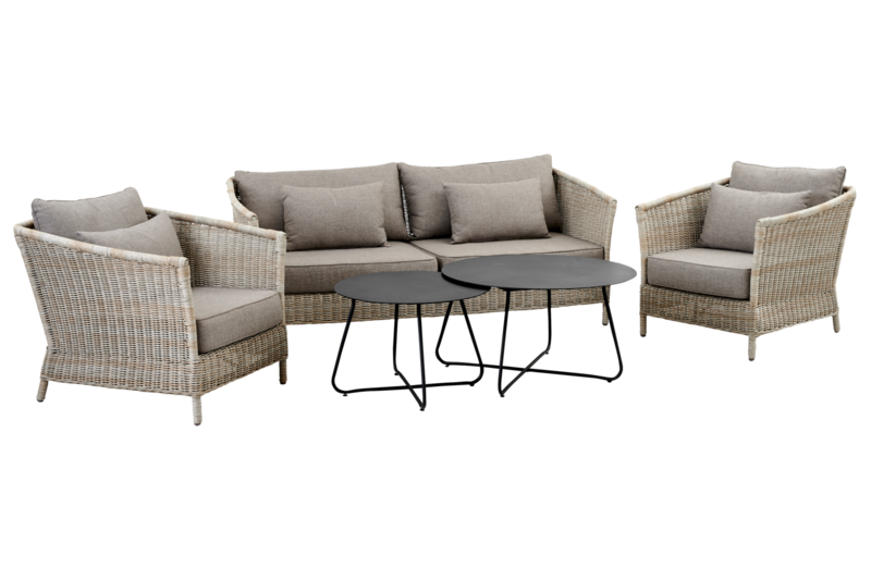 Aster 3-Sitzer Sofa Beige/beige