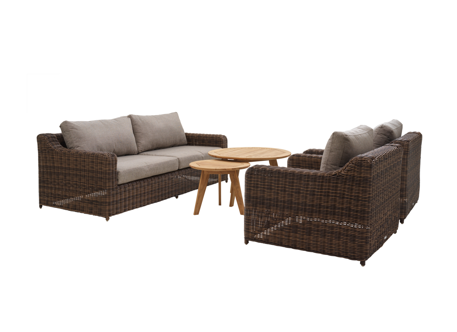 Glendon 2,5-Sitzer-Sofa Dark Brown/Soft Moose