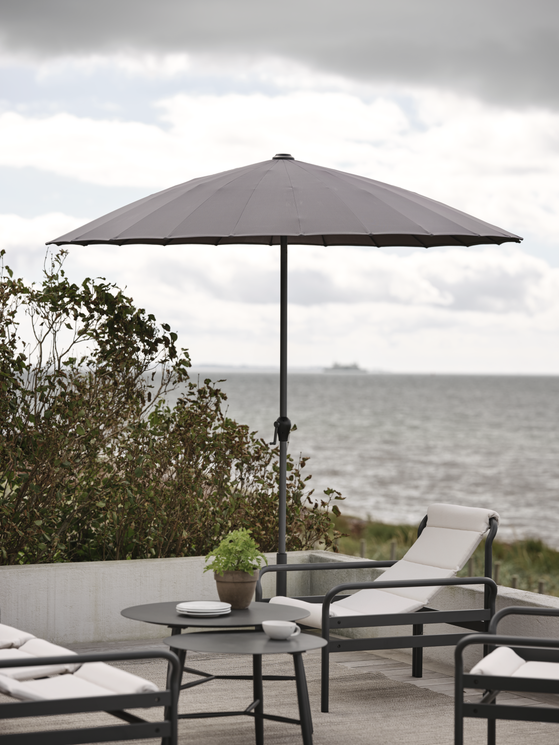 Shanghai Sonnenschirm Beige