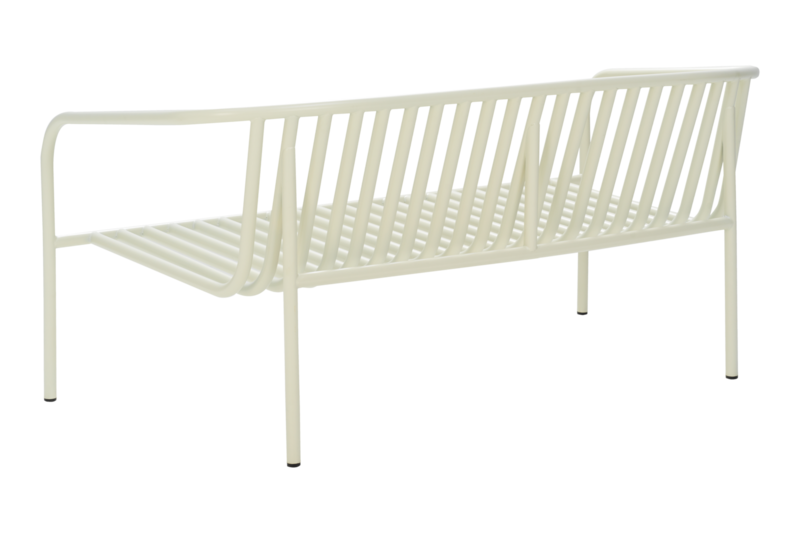 Bendt 2-Sitzer Sofa Pearl White/Teddy Orange