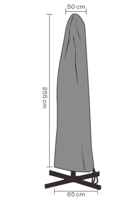 Möbelabdeckung Sonnenschirm Schwartz - Wasserdicht