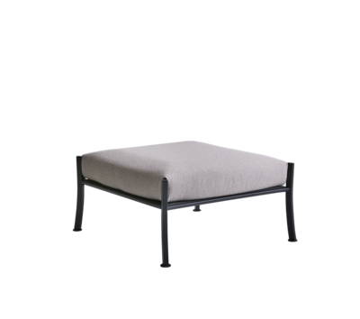 Delux Ottoman Black/Teddy Beige