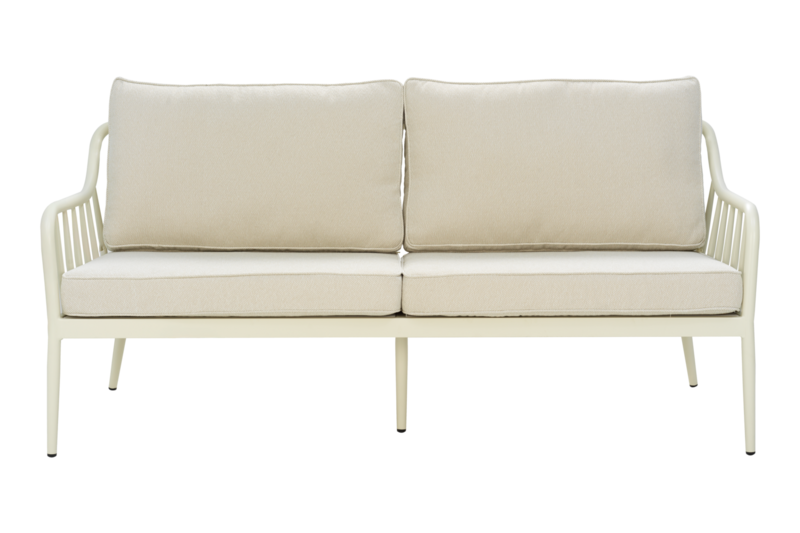 Coleville 3-Sitzer Sofa Pearl White/Dot Beige